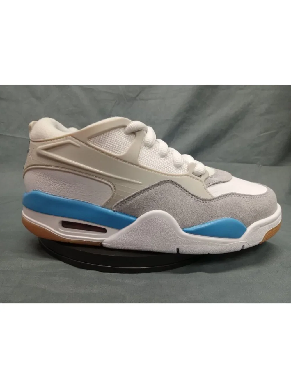 Nike Boys Air Jordan 4 RM (GS) Sneakers Mesh White Blue Size 6 NEW NO BOX!